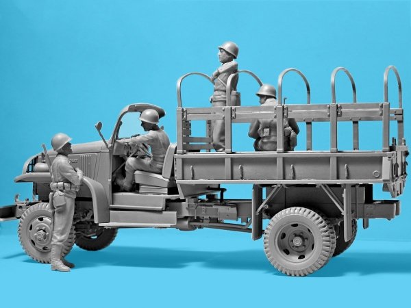 ICM 35599 WWII US Military Patrol (G7107 with MG M1919A4) 1/35