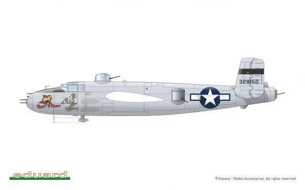 Eduard 548001 North American B-25 J Mitchell / Strafer 1/48