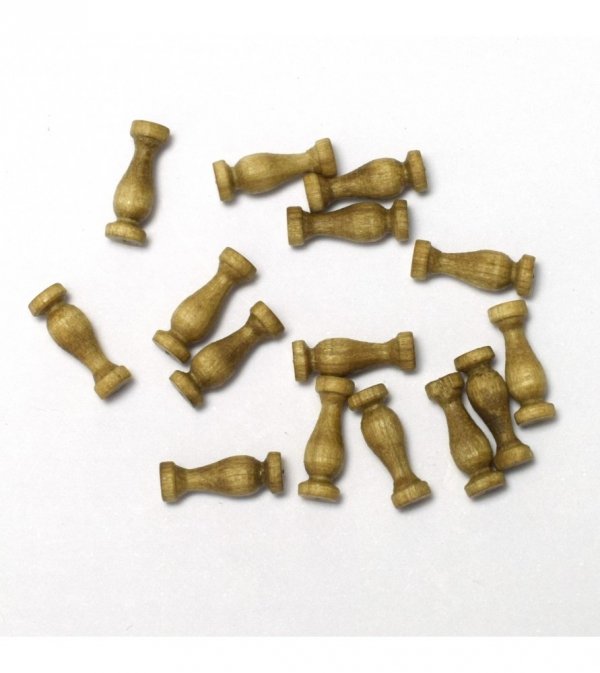 ARTESANIA LATINA 8542 Tralki drewniane 10 mm - 15 sztuk