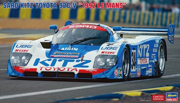 Hasegawa 20706 Sard Kitz Toyota 92C-V 1992 Le Mans 1/24