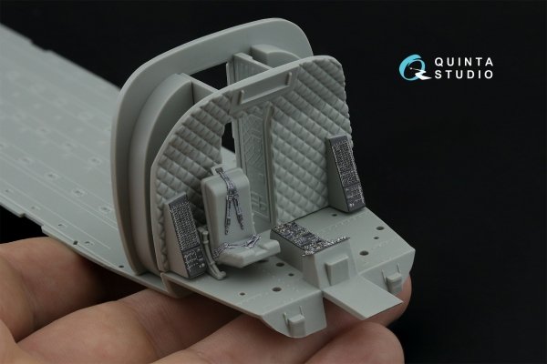 Quinta Studio QD48507 CH-47D 3D-Printed coloured Interior on decal paper (Italeri) 1/48