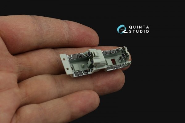 Quinta Studio QD72075 F/A-18F Late, E/A-18G 3D-Printed &amp; coloured Interior on decal paper (Academy) 1/72