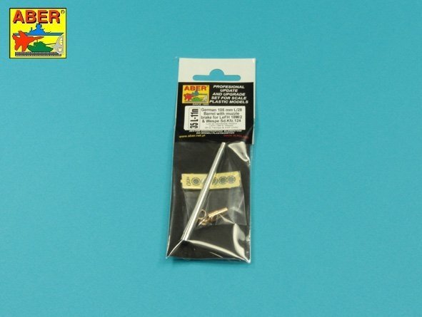 Aber 35L-011N Lufa 105mm LeFH 18M/2 L/28 do niemieckie haubicy 'Wespe&quot; 1/35