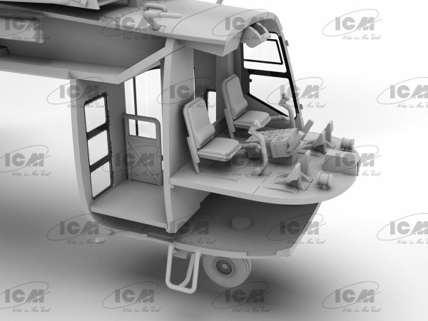 ICM 72001 Sikorsky CH-54A Tarhe, US Heavy Helicopter (100% new moulds) 1/72
