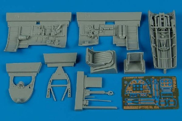 Aires 4462 Spitfire Mk.XIVc cockpit set 1/48 Academy