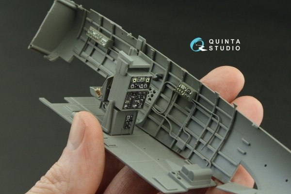 Quinta Studio QD35127 Nakajima B5N2 Kate 3D-Printed coloured Interior on decal paper (Border Model) 1/35