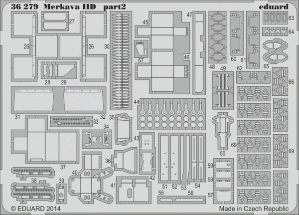 Eduard 36279 Merkava IID 1/35 ACADEMY