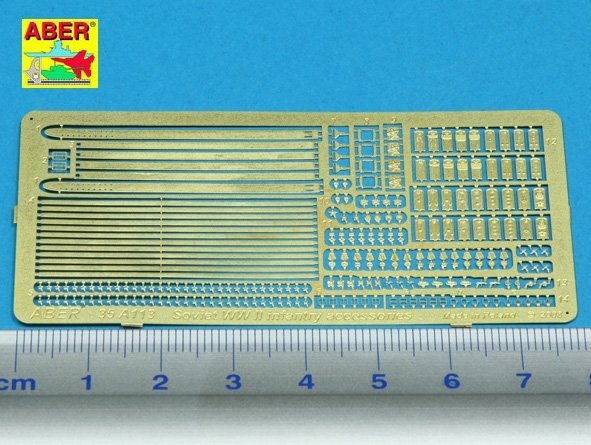 Aber 35A113 Soviet WW II infantry accessories (1:35)
