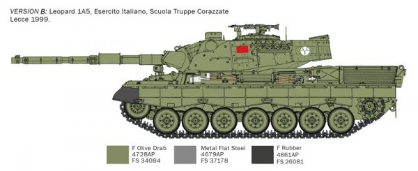 Italeri 6481 LEOPARD 1 A5 1/35
