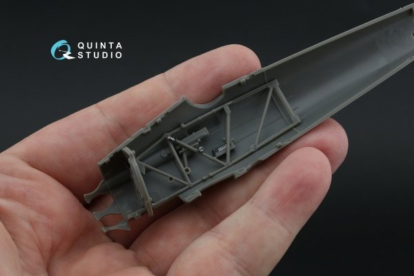 Quinta Studio QD48502 Bristol Bulldog Mk.II 3D-Printed coloured Interior on decal paper (Airfix) 1/48