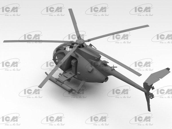 ICM 48370 AH-6J Little Bird US Special Forces Attack Helicopter 1/48