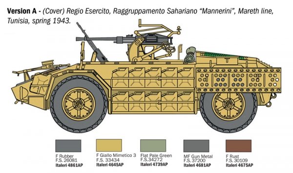 Italeri 97044 AS 42 Sahariana 1/72