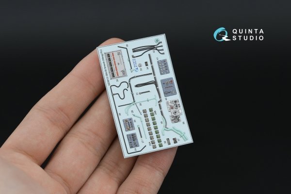 Quinta Studio QD35131 BM-30 Smerch 3D-Printed &amp; coloured Interior on decal paper (Meng) 1/35
