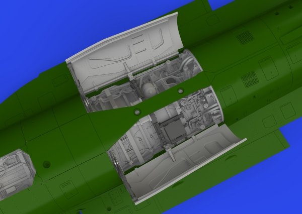 Eduard 648984 F-16C wheel bays late PRINT KINETIC MODEL 1/48