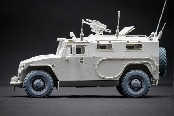 ScaleX WM 35016S GAZ Tiger V2(with shield) Sagged wheel set (for Meng) 1/35