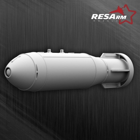 RESArm 48-01047 ODAB 500 PM - Volumetric Detonating Aviation Bomb (3D resin printing) 1/48