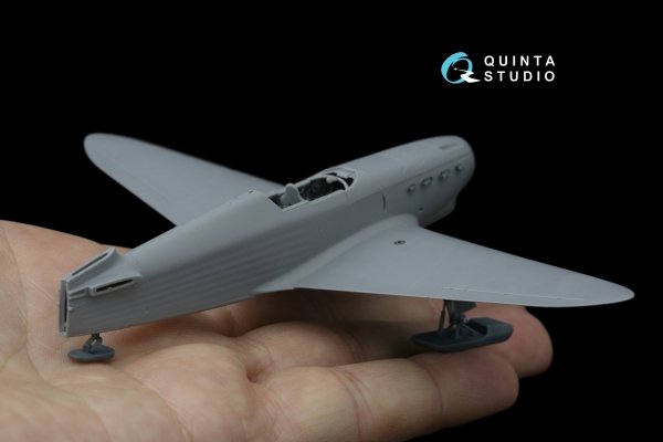 Quinta Studio QT72014 Yak-1 Ski landing gear (Zvezda) 1/72