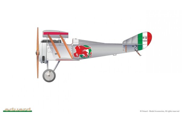 Eduard 11139 IL Magnifico Hanriot HD.I in Italian Service Limited Edition 1/48