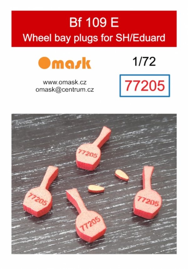 Omask X7208 Bf 109 E-1/E-3 O-Max Set (for Special Hobby / Eduard) (masks and EVA wheel bay plugs) 1/72