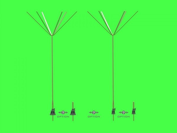 Master GM-72-020 German WWII 1,8m star antenna (for command tanks) (1pc) 1/72