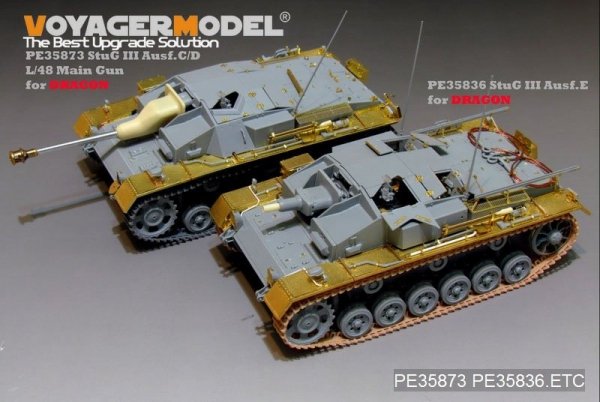 Voyager Model PE35873 WWII German StuG.III Ausf.C/D Basic for DRAGON 1/35