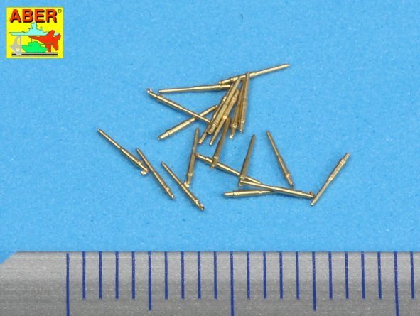 Aber 350L-25 Set of 20 pcs 28 mm (1,1in) L/75Mk.1 barrels for US Navy ships (1:350)