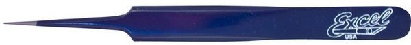 Excel Hobby Tools 30424 Straight Point Tweezers (Blue)