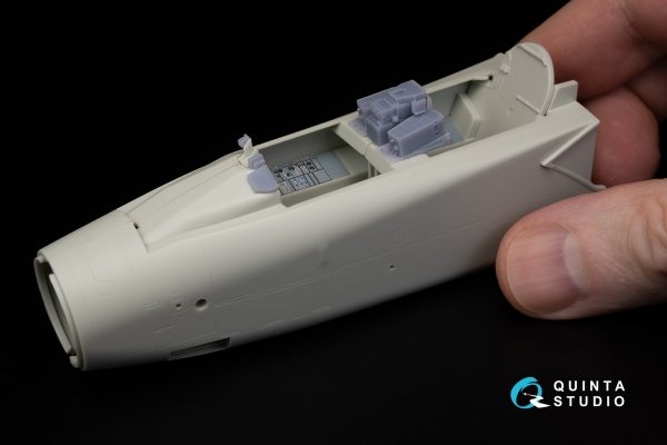 Quinta Studio QD+48054 Tornado IDS German 3D-Printed &amp; coloured Interior on decal paper (Revell) (with 3D-printed resin parts) 1/48
