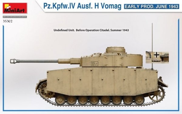 MiniArt 35302 Pz.Kpfw. IV Ausf. H Vomag 1/35