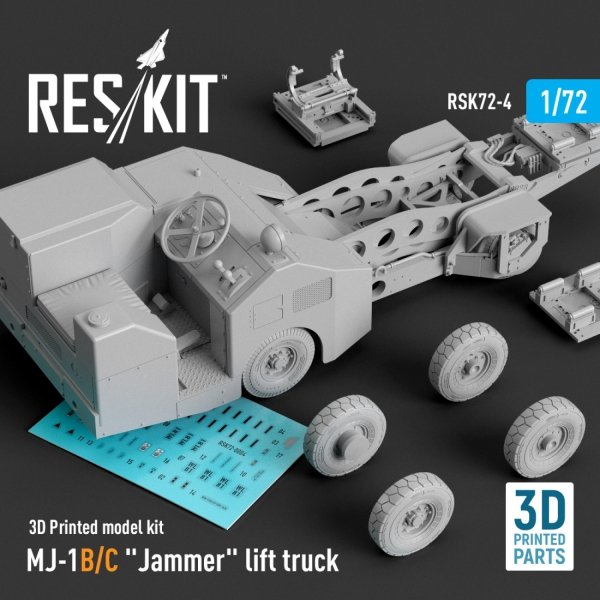 RESKIT RSK72-0004 MJ-1B/C "Jammer" lift truck  (3D Printed model kit) (1/72)