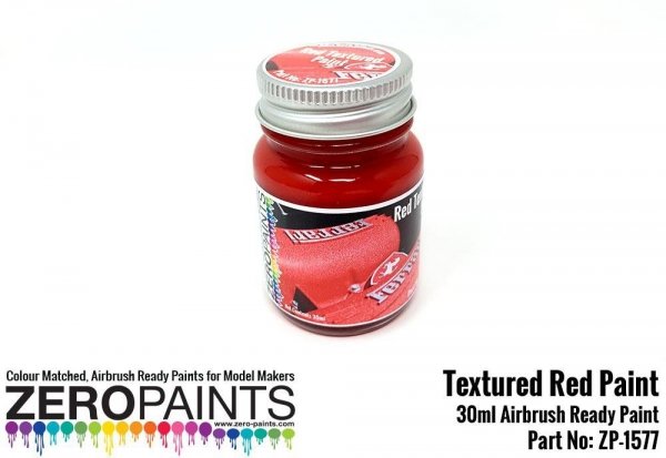 Zero Paints ZP-1577 Red Textured Paint 30ml