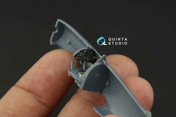 Quinta Studio QD72035 Hawker Typhoon Mk.1b (early) 3D-Printed &amp; coloured Interior on decal paper (Brengun) 1/72