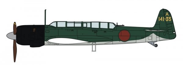 Hasegawa 07557 Nakajima C6N1 Carrier Recon. Plane Saiun (Myrt) "141st Flying Group" 1/48