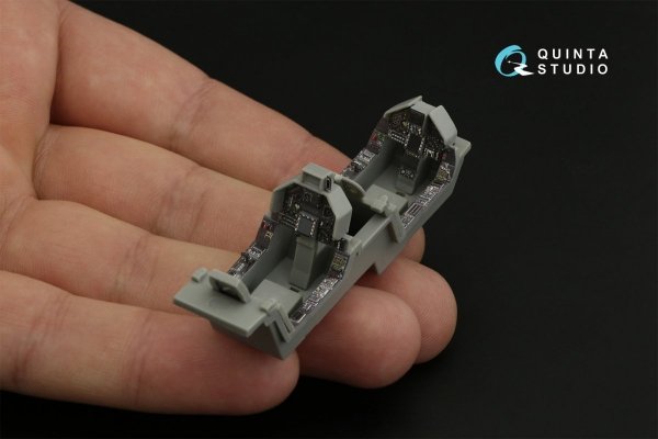 Quinta Studio QDS-48117 Mirage 2000N 3D-Printed &amp; coloured Interior on decal paper (Kinetic) (Small version) 1/48