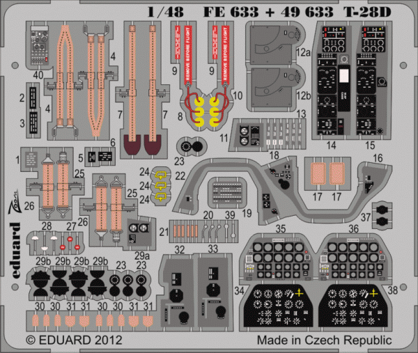 Eduard FE633 T-28D S. A. RODEN 1/48