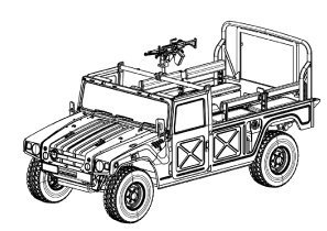 Fine Molds FM41 JGSDF HMV with FN Minimi &amp; 2 Figures 1/35