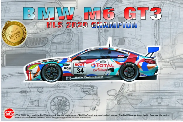Nunu PN24042 BMW M6 GT3 NLS 2020 CHAMPION