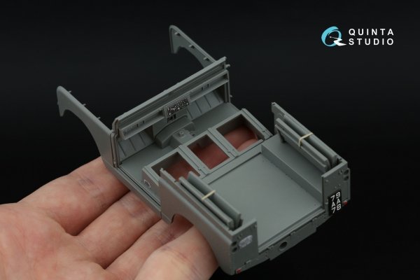 Quinta Studio QD+35139 Land Rover 88 series II family 3D-Printed &amp; coloured Interior on decal paper (AK Interactive) (with 3D-printed resin parts) 1/35