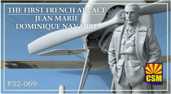 Copper State Models F32-069 The First French Air Ace Jean Marie Dominique Navarre 1/32