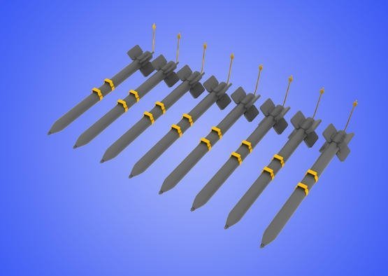 Eduard 648061 HVAR rockets 1/48