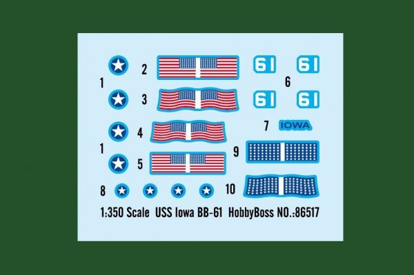 Hobby Boss 86517 USS Iowa BB-61 1/350