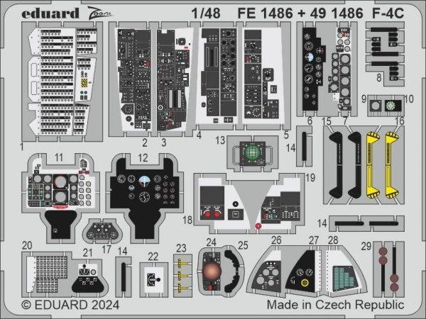 Eduard FE1486 F-4C HOBBY 2000, ACADEMY 1/48