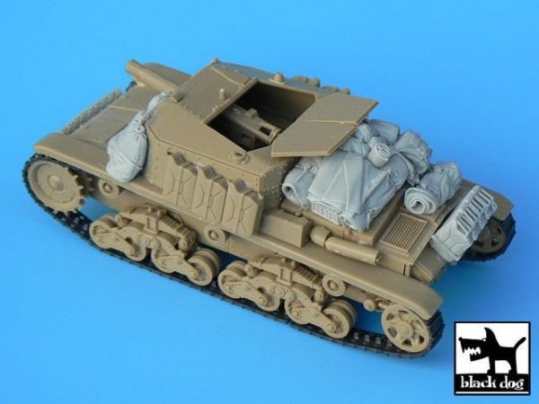 Black Dog T35004 Semovente M40-75/18 accessories set for Tamiya kits 1/35