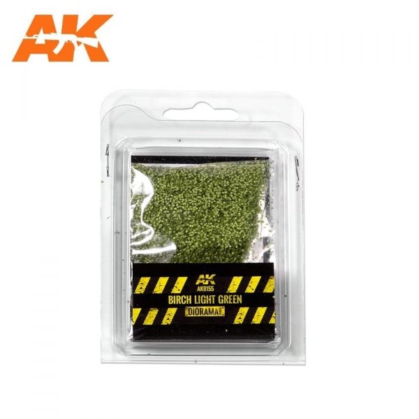 AK Interactive AK8155 BIRCH LIGHT GREEN LEAVES 28MM  1/72