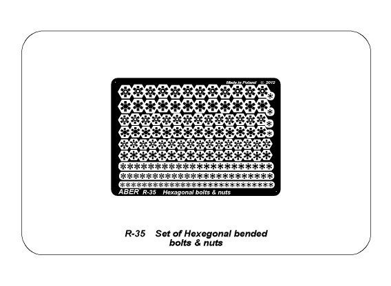Aber R-35 Szesciokatne sruby i nakretki 