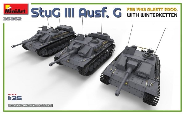 Mini Art 35362 StuG III Ausf. G FEB 1943 ALKETT PROD. WITH WINTERKETTEN 1/35