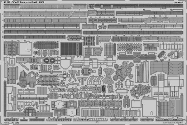 Eduard BIG5351 CVN-65 Enterprise PART I TAMIYA 1/350