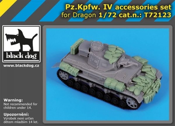 Black Dog T72123 Pz.Kpfw IV accessories set for Dragon 1/72