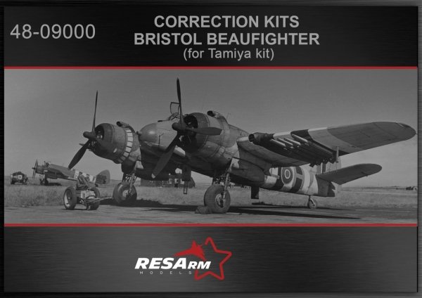 RESARM 48-09000 FULL UPGRADE KIT Bristol Beaufighter (for Tamiya kit)(3D resin printing) 1/48