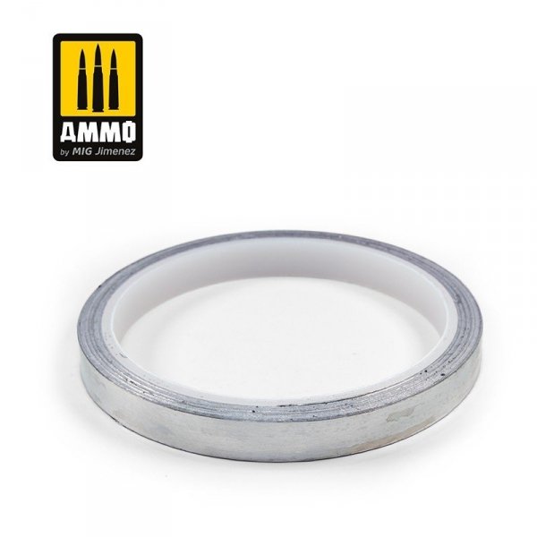 Ammo of Mig 8250 ALUMINIUM TAPE 10 mm x 10 m (0.39 in x 32.8 ft)
